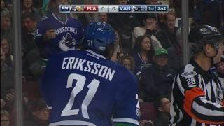 Former teammate robs Henrik Sedin of 1000th point