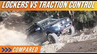 Traction control vs front and rear cross-axle lockers