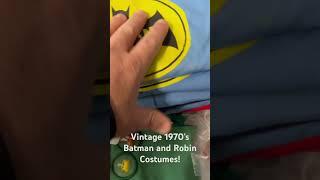 Unreal 1970’s Batman and Robin Halloween Costumes at an Estate Sale!!