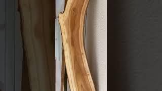 41x7x2 Live Edge Floating Shelf, VIPER, Butternut, Extremely Unique Floating shelf