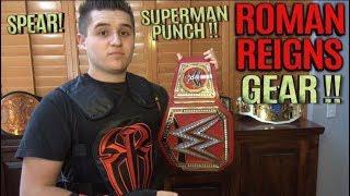 ROMAN REIGNS WWE GEAR & ANOTHER SUPERMAN PUNCH & SPEAR TO MY BROTHER!