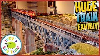 HUGE MODEL TRAIN EXHIBIT! Houston Train Museum!