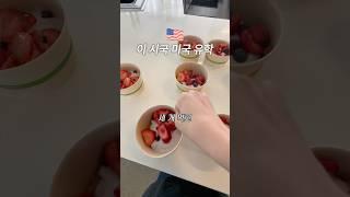 흔한 미국 대학교 학식 먹방