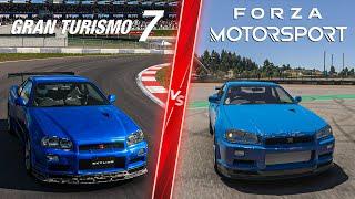 Forza Motorsport 8 vs Gran Turismo 7 - Direct Comparison! Attention to Detail & Graphics! 4K