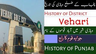 History of district Vehari | ضلع وہاڑی کی تاریخ | History of Punjab | City Vaheri |