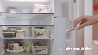 home vlog • Small Fridge Organisation and Freezer Restock