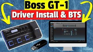 Boss GT-1 Tutorial | How To Install PC Driver & Boss Tone Studio