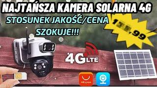 TEST - THE CHEAPEST SOLAR PTZ CAMERA 4G LTE for sim card from Aliexpress V380 Pro GOOD PTZ CAMERA