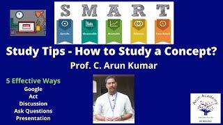 Study Tips | How to study a concept? | Tamil | Prof. C. Arun Kumar