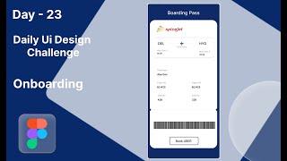 Daily Ui Design Challenge Day 24 | Boarding Pass