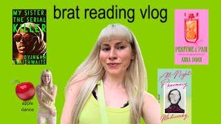 BRAT Summer Reading Vlog | A NEW FAVE BOOK! | Halloween Decor Hunting | APPLE DANCE + TUMBLR CHAT