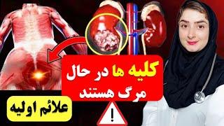 کلیه ها در حال مرگ هستند! 10 نشانه عجیب آسیب کلیه+نحوه درمان و پیشگیری