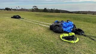 How to pack a Skydive Parachute POV