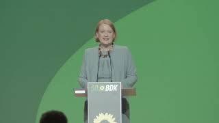 Lisa Paus auf der 50. BDK in Wiesbaden