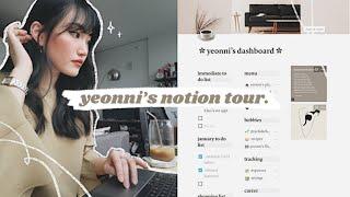 yeonni's minimal notion setup tour  | organizing tips, advice, inspo galore! 