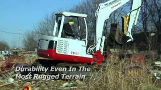 Mini Excavator Hybrid Tracks The Strength of Steel and the Flexibility of Rubber Bobcat