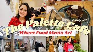 Aesthetic Art Cafe in Delhi | Unique Cafe in Delhi where FOOD MEETS ART | The Palette Cafe