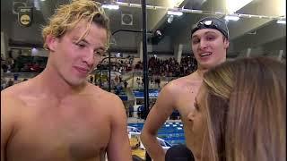 NCAA MEN’S SWIMMING : TEXAS WINS THE LAST RACE OF THE MEET - 400FREE RELAY