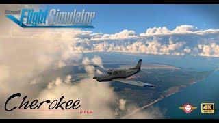 microsoft flight simulator 2020 4K! Kolkata to Bhubaneswar! Piper PA-28 III #msfs 2024.#flightsim