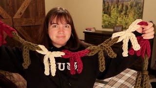 crochet with me - Vlogmas ep1