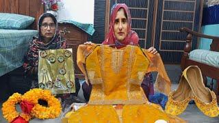 ALLHAMDULILLAH Dulhan Ka Mhendi Ka Jorra A Gya | Village Life |Irma's family vlog