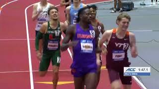 Men's 800m Final - 2024 Indoor ACC Championships