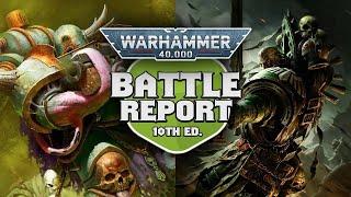 The Lion, The Locust, and the Hive-Death Guard vs Dark Angels Warhammer 40k 10th Ed Batrep Ep 54