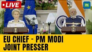 LIVE: Joint Press Statement by EU President Ursula von der Leyen & PM Modi at Hyderabad House