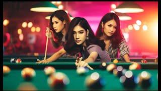 Thai Girls Play Pool Live from Pattaya. Learn the Thai Language