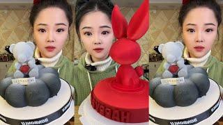 CHINESE MUKBANG SWEET FOOD (CAKE)@Xiao Yu Mukbang @Bingxin666 Mukbang EATING SHOW