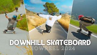 DOWNHILL SKATEBOARDING SHOWREEL 2024 - Ambroise Trauet