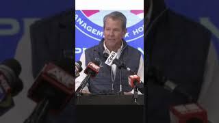 Gov. Brian Kemp discussed the death toll, road closures in GA due to #HurricaneHelene.