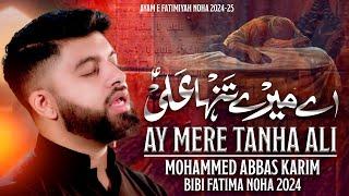 Ayyam e Fatima Noha 2025 | Ay Mere Tanha Ali | Bibi Fatima Noha 2024 | Mohammed Abbas Karim Noha