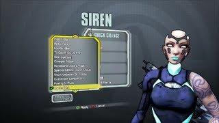 Borderlands 2 All Siren DLC Heads and Skins (Supremacy, Madness and Domination)