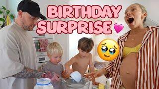 The boys SURPRISED me for my birthday!! It was CHAOS but so sweet...