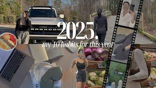 how i'm going to make 2025 my YEAR!! | my 2025 goals, habits, routine, etc.