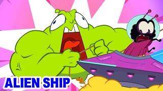 PREMIERE ⭐ Om Nom Stories - ALIEN SHIP  Cartoon For Kids Super Toons TV