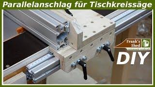 Build your own rip fence for a circular table saw | set up your workshop | Tutorial