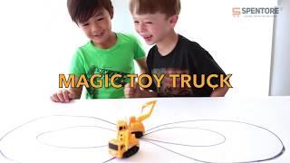 Mini Magic Track Children’s Inductive Truck Toy Pen Line Draw Induction Rail Track