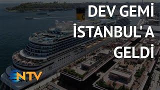 @NTV Türkiye limanlarına yanaşan en büyük yolcu gemisi Galataport İstanbul’da