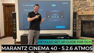 FULL Setup Guide - Marantz Cinema 40 9.4ch FLAGSHIP AVR w/ 11.4ch Processing