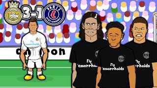 MCN - BAD BROMANCE! 3-1 Real Madrid vs PSG (Champions League 2018 Goals Highlights Parody)