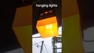 Hanging lights installation #shots #SUJAN ELECTRIC