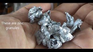 Reaction of Zinc (Zn) with Dilute Sulfuric acid (H2SO4)