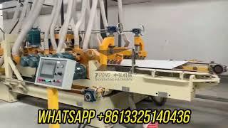 Reinforced Fiber Cement Exterior Wall Panel Cladding Machine Flow-on Process