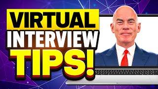 VIRTUAL INTERVIEWS! (How To PREPARE For An ONLINE VIRTUAL Job INTERVIEW!) QUESTIONS & ANSWERS!