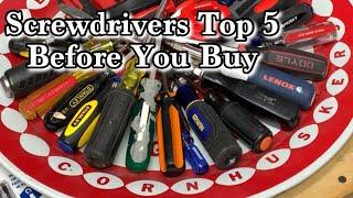 Screwdrivers Top 5 Need to Know Before You Buy