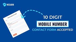 How to Validate 10 Digit Mobile number in HubSpot Contact Form | Mobile Number Validation | Nesark