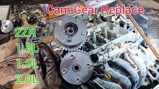 How To Replace 2ZR-FE 1.8L Engine VVTI Cam Gear Of Toyota Corolla