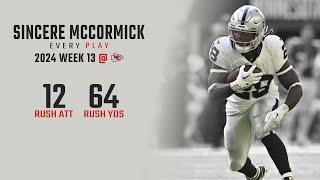 Sincere McCormick Week 13 Replay: Every Run @ Kansas City Chiefs